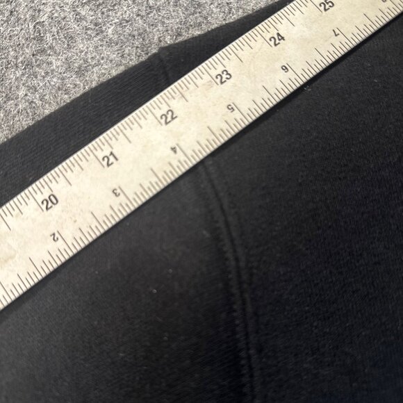 Bella + Canvas Womens Black Fleece Graphic Sweatshirt Small Cozy Streetwear - Picture 6 of 11